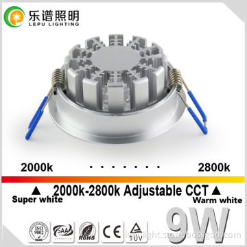 bloom 9W 18V 2000K-2800K CCT Dimmable COB led downlight 88Ra